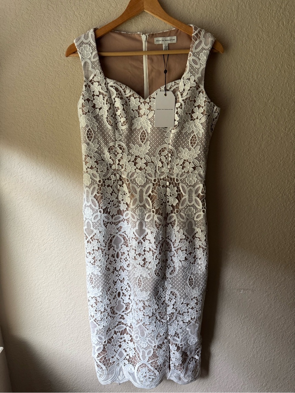 New Dress the Population Lace Dress
